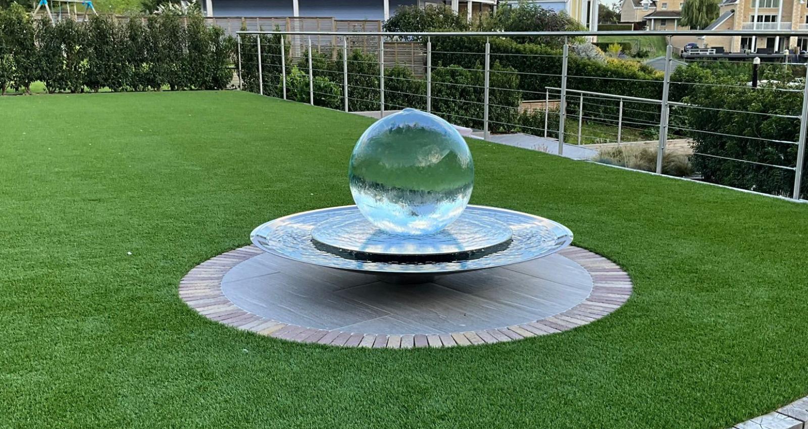 Aqua Globe... A Mesmerising Garden Masterpiece Aqua Globe... A Mesmerising Garden Masterpiece