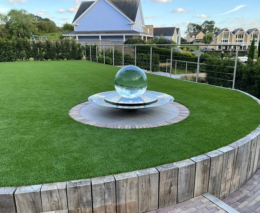 Aqua Globe... A Mesmerising Garden Masterpiece Aqua Globe... A Mesmerising Garden Masterpiece