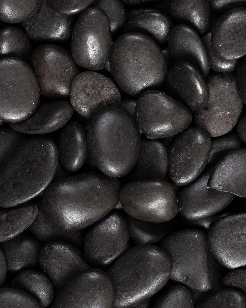 Polished Black Granite Pebbles