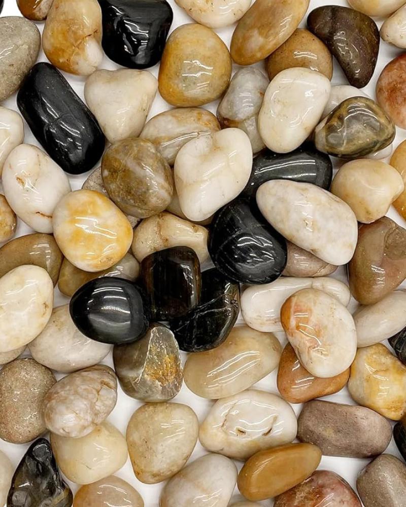 Polished Mixed Colour Pebbles