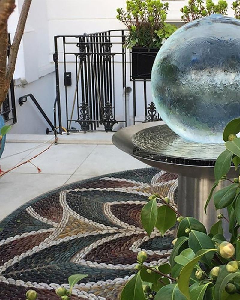 Aquaglobe Premium Pedestal | Garden Water Features | Acrylic Water Features